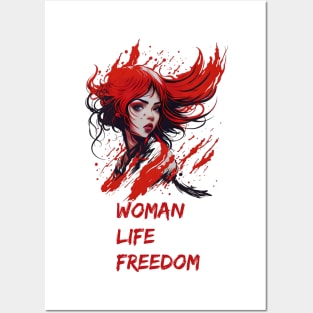 Woman, life and freedom Posters and Art